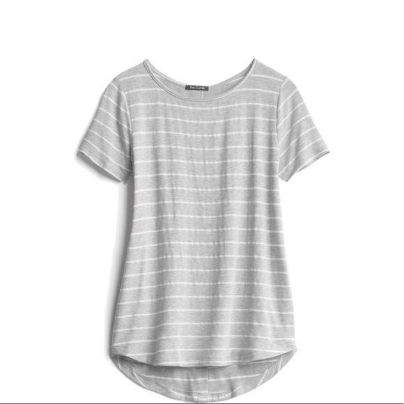 EUC Bundle of 2 grey and white striped tops. Size XS - Picture 2 of 7